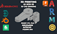 create 3d cad designs,machine designs,3d print ,renders ,stl files