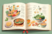 design cookbook cover, kindle cover