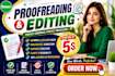 do proofreading and editing