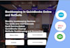 do bookkeeping in quickbooks online and netsuite