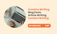 do creative writing, article, blog post, content writing,