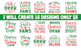 create unique christmas, halloween, svg cut file design bundle for etsy and othe