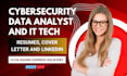 write cybersecurity, IT tech, data analyst resumes