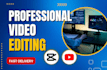 do professional youtube video editing, capcut video editing