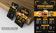 do digital menu design and name list and price list
