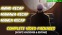 create engaging anime, manhwa and manga recap videos