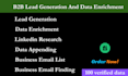 do b2b lead generation, data enrichment, appending, and business leads