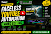 edit faceless youtube automation cash cow videos
