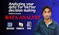 be your  data analyst ,statistician and visualization expert