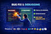 fix website bugs, errors, and debugging issues