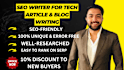 write tech articles and blog posts of 1000 to 1500 words