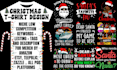 create christmas, xmas tshirt design