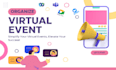 organize virtual event online