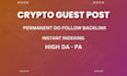 publish a guest post on high da crypto sites