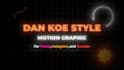 create minimalist dan koe style video for tiktok and reels