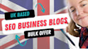 write bulk SEO blog posts or articles for your business