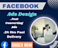 do high converting facebook ads design, banner ads design,