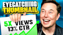 design CTR boosting thumbnail in 2 hours