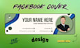 create a professional facebook cover or linkedin cover