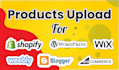 upload products on ecommerce store manually or via automation