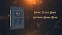 create an epic cinematic book trailer video