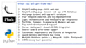 develop dynamic web applications using flask