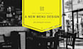 design your clean and stylish menu