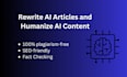 rewrite ai articles and humanize ai content