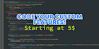 code custom minecraft features of your dream in skript
