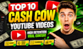 make viral youtube top 10 faceless cash cow videos