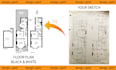 redraw floor plans for real estate agents