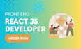develop excellent web apps, react web app, web application as react js developer