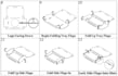 designs for dieline,flat patterns,folded models box packages