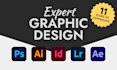 be a professional graphic designer for all your needs
