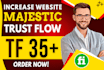 increase your website trust flow tf cf 35 plus