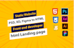 be your front end web developer using css html javascript