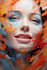 draw a digital abstract art illustration, prints