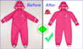 ghost mannequin, flat shaping, cloth neck joint service perfectly