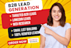 do b2b lead generation and email list building for software development business