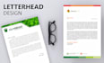 design professional letterhead for your business
