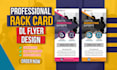 do amazing rack card, door hanger, dl flyer design