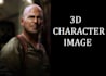 create a 3d modelling, 3d realistic character and animation