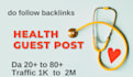 do expert medical guest blogs with high da