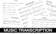 transcribe any song into sheet music