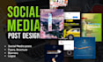 design social media posts