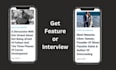 publish feature or interview article on a famous blog