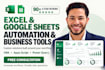 automate excel and google sheets with vba and apps script