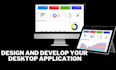 design and develop your desktop application python software