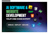 do ai website, web application, software development, full stack web development