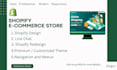 make clothing and fashion stores and build an online shopify store or shop